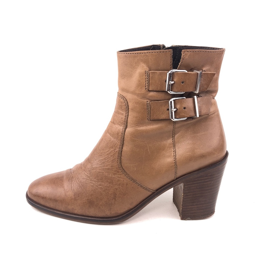 J. Crew Dean Brown Leather Ankle Boots 8.5